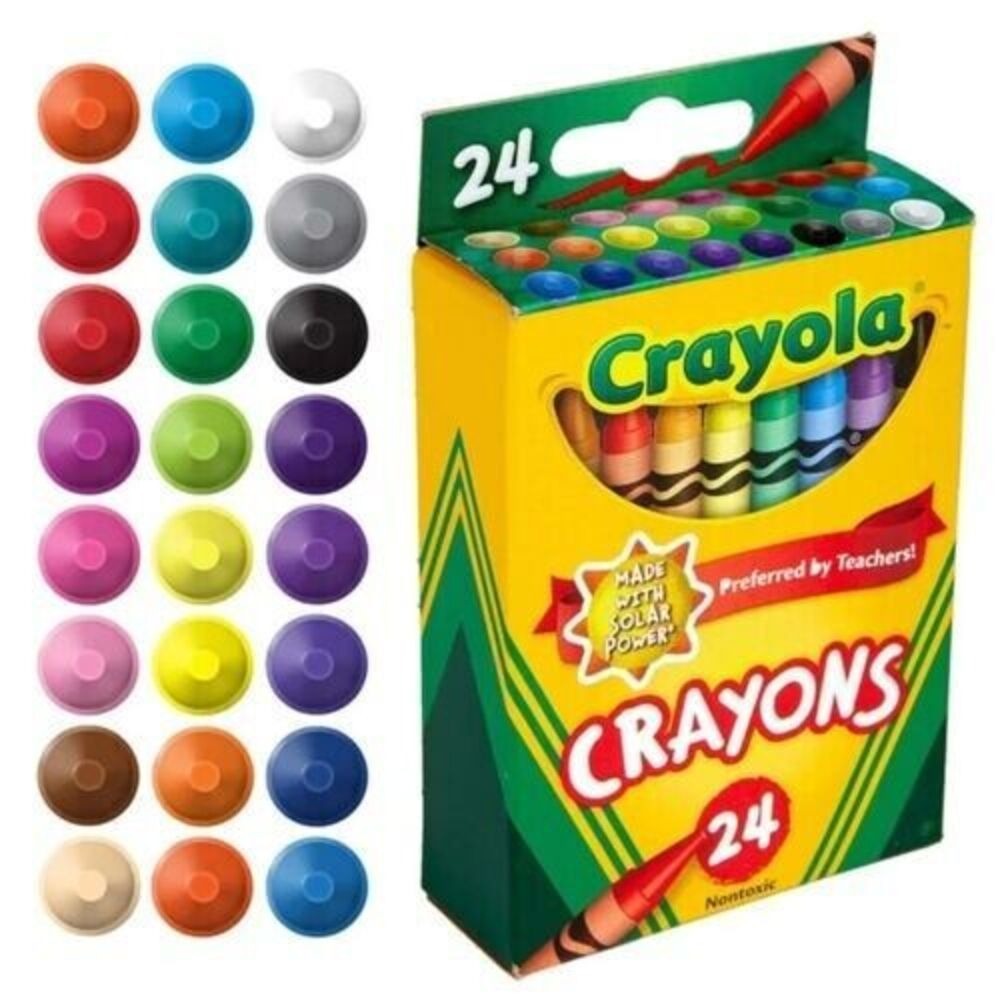 Crayola Made w Solar Power Preferred by Teachers Nontoxic Made USA - 3PACK